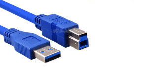 USB 3.0 typu A muž k typu B samec kabel