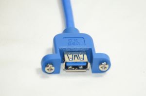 USB 3.0 Panel Mount typ ženy k ženské kabely