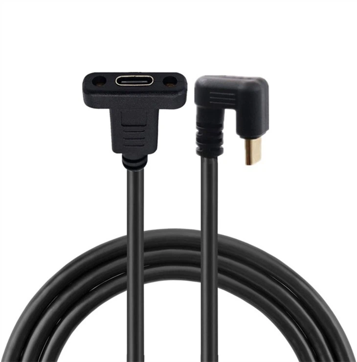 180 Degree U Shape Back Angled USB-C USB 3.1 Type C Male